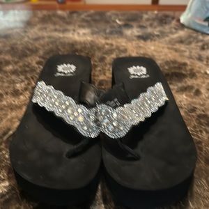 Black yellow box shoes with Bling